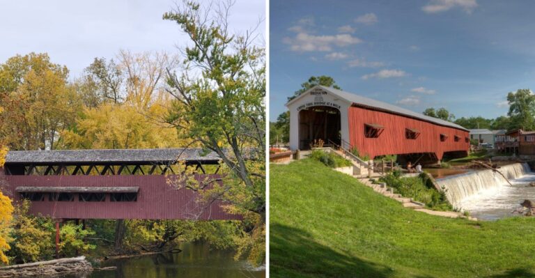 Pack A Picnic For These 7 Indiana Covered Bridge Spots Before The Leaves Drop