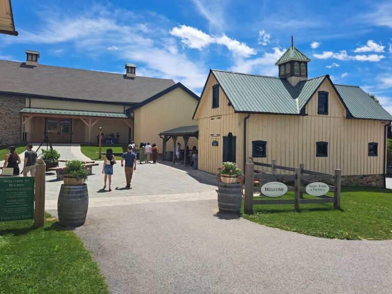 This Maryland Winery Sits Inside A Restored 18th-Century Barn With Views Across The Vineyard