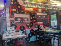 This Retro Small-Town Washington Diner Pours Milkshakes Beneath Records And Album Covers On The Ceiling