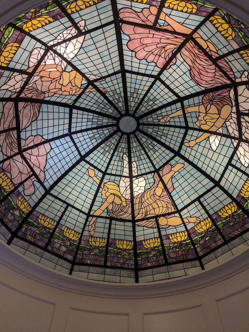 A Ballroom Crowned in Stained Glass