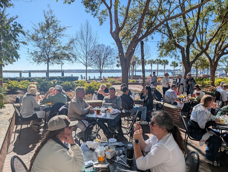 A Bay Street Bistro With the River Out Back A Bay Street Bistro With the River Out Back