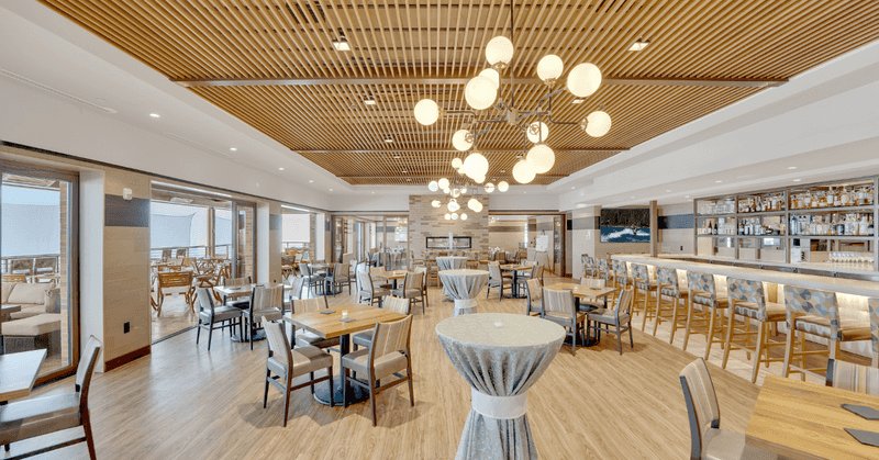 A Big Dining Room on a Busy Highway