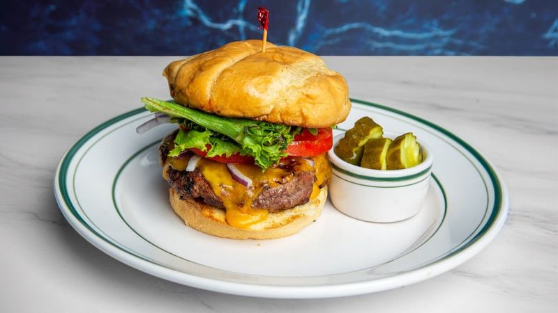 A Burger Hiding in a Deli