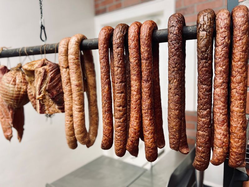 A Butcher Counter on Maple Avenue