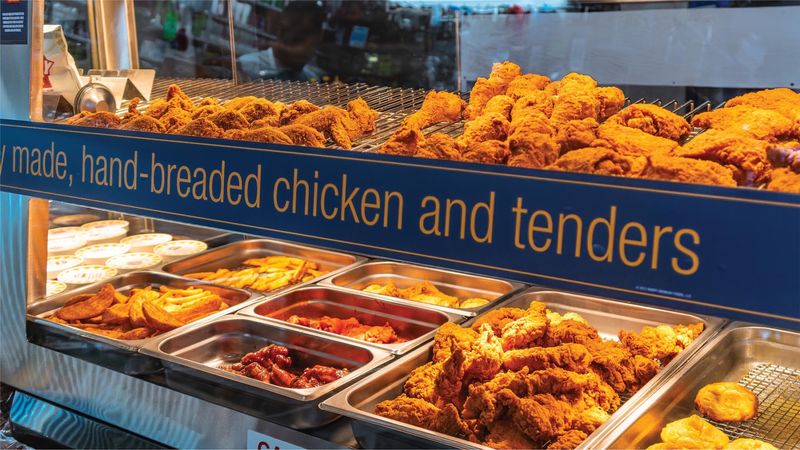 A Chicken Counter Hiding Inside a Shell Station
