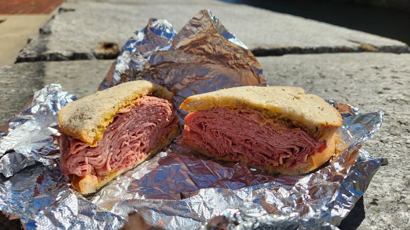 A Corned Beef Landmark on East Lombard Street A Corned Beef Landmark on East Lombard Street