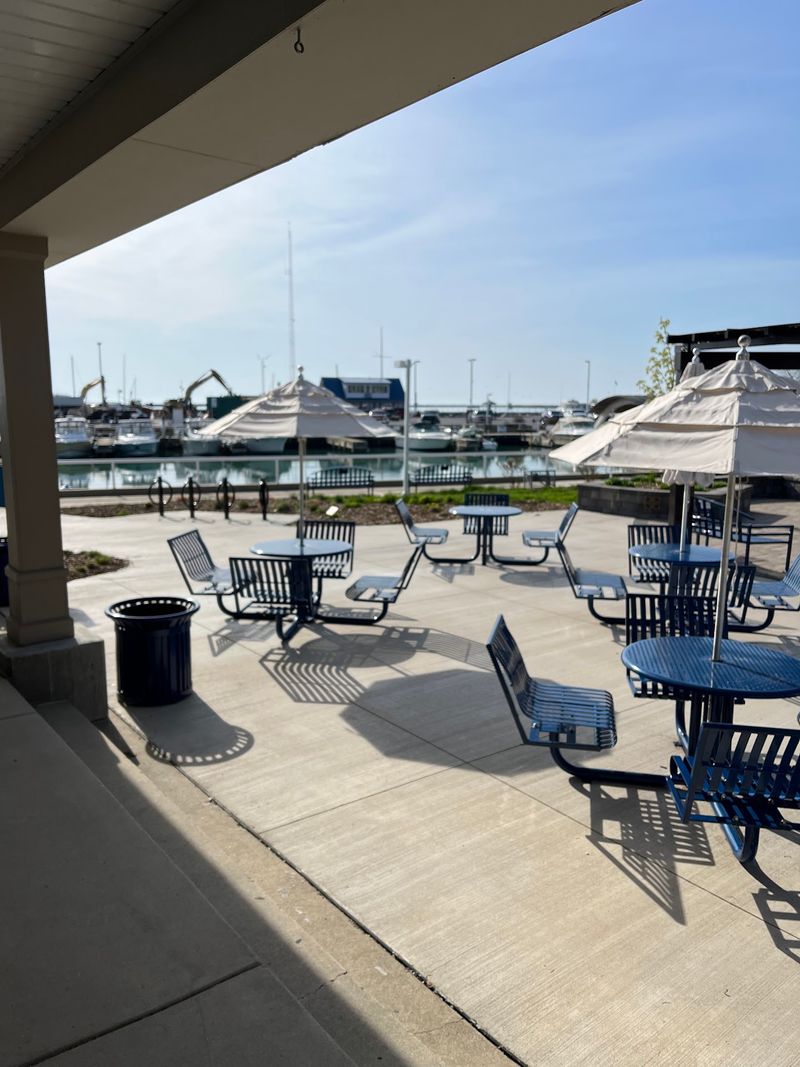 A Deli Parked Beside the Port Washington Marina A Deli Parked Beside the Port Washington Marina