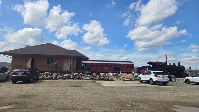 A Diner Parked on a Hill Off Route 97