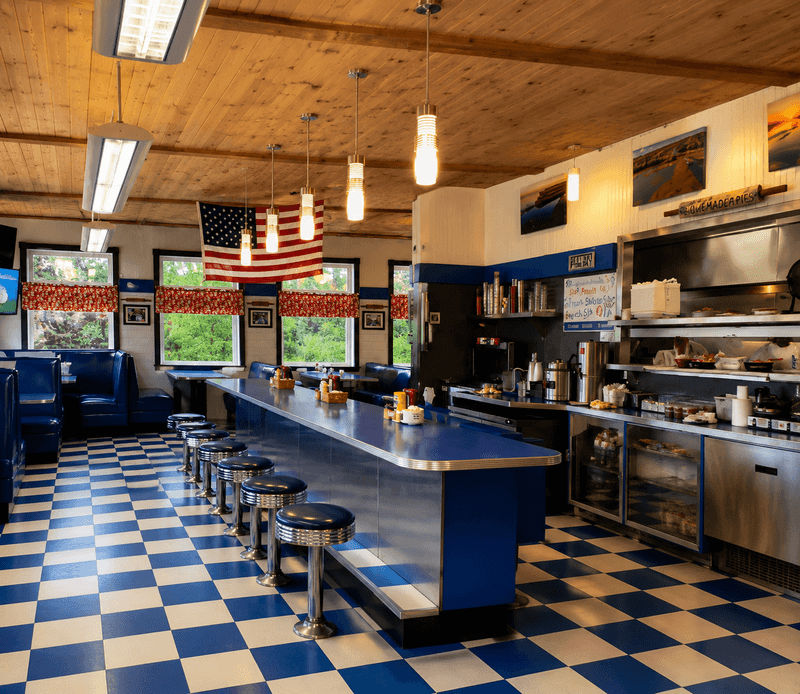 A Diner Straight Out of the 60s