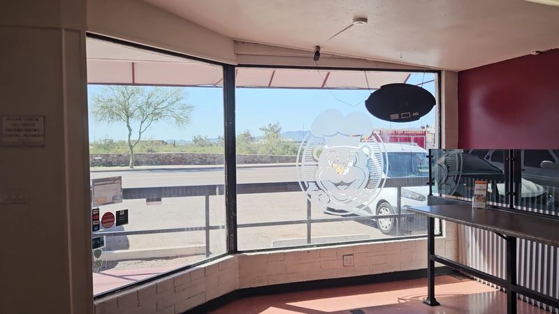 A Dining Room With Sports Memorabilia