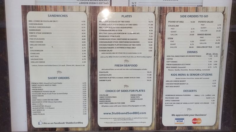 A Menu Board Full of Southern Classics A Menu Board Full of Southern Classics