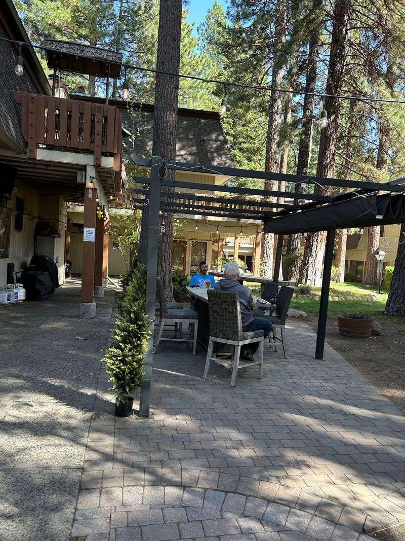 A Patio Among the Pines