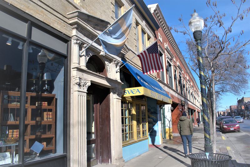 A Swedish Corner on North Clark Street A Swedish Corner on North Clark Street