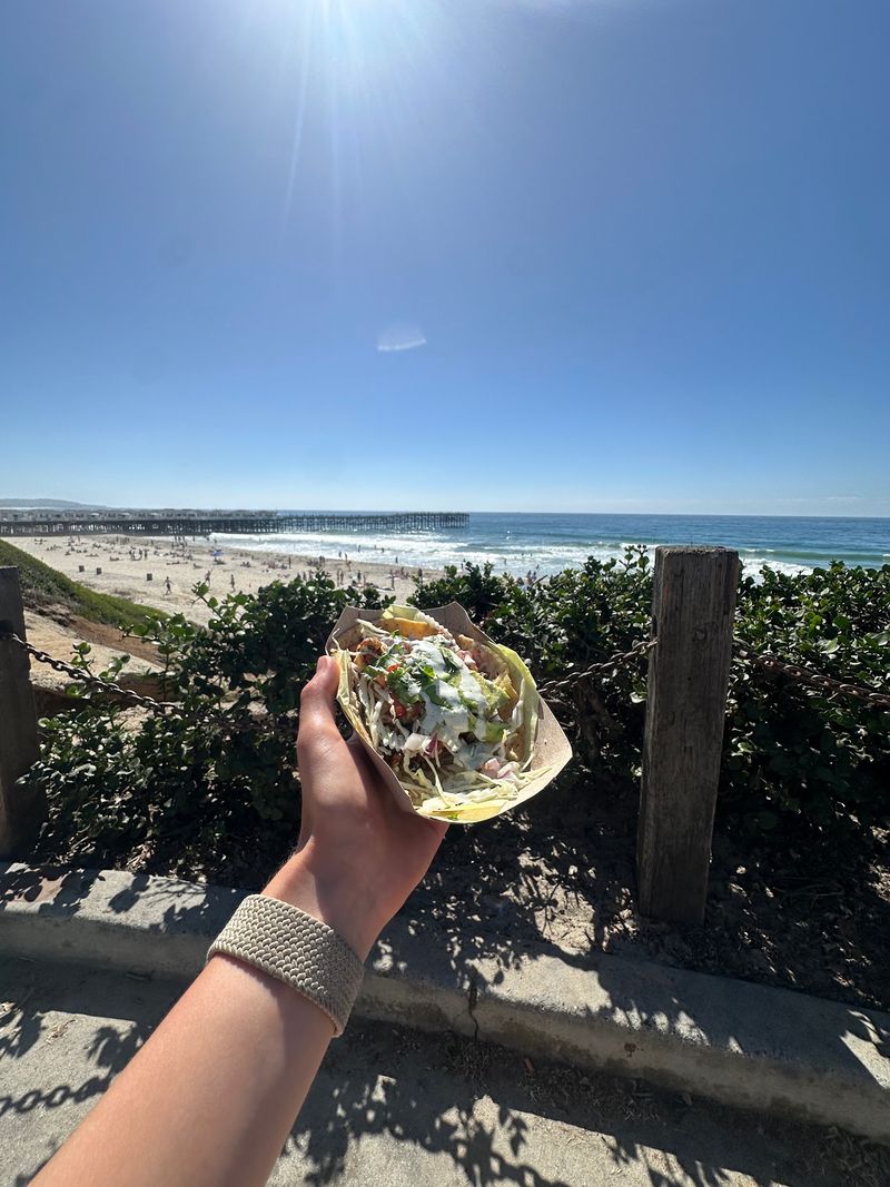 A Taco Counter Steps From the Sand A Taco Counter Steps From the Sand