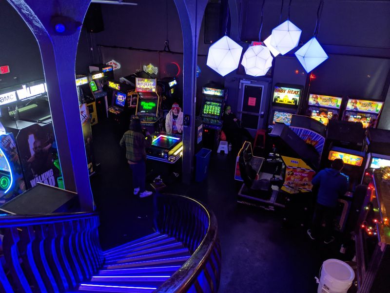 A Two-Story Arcade in Old Town