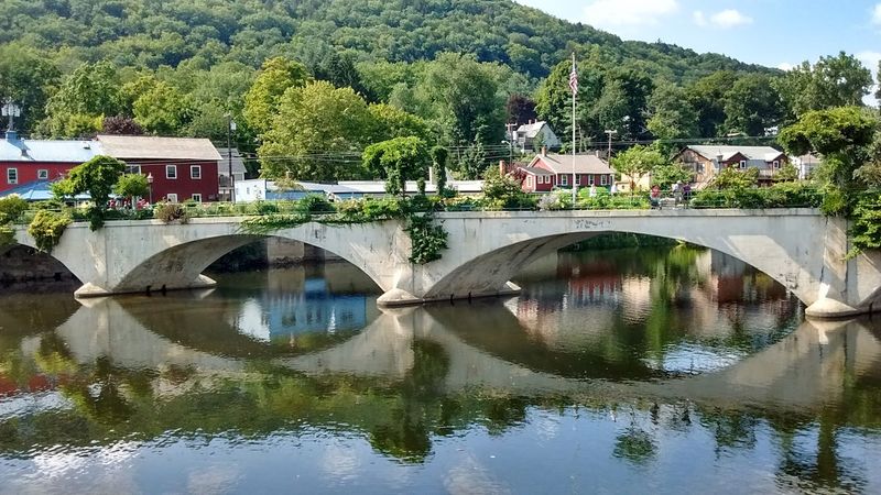 A Village Split Between Two Towns