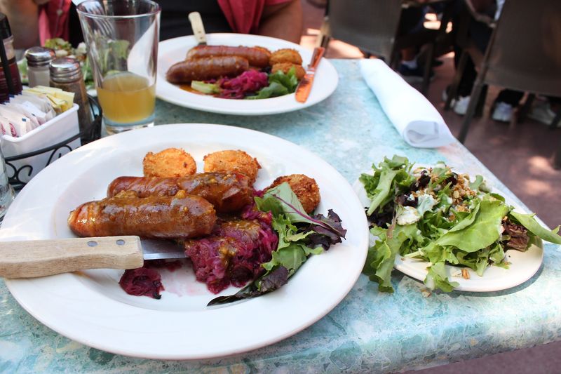 Accordion Tunes and Patio Tables