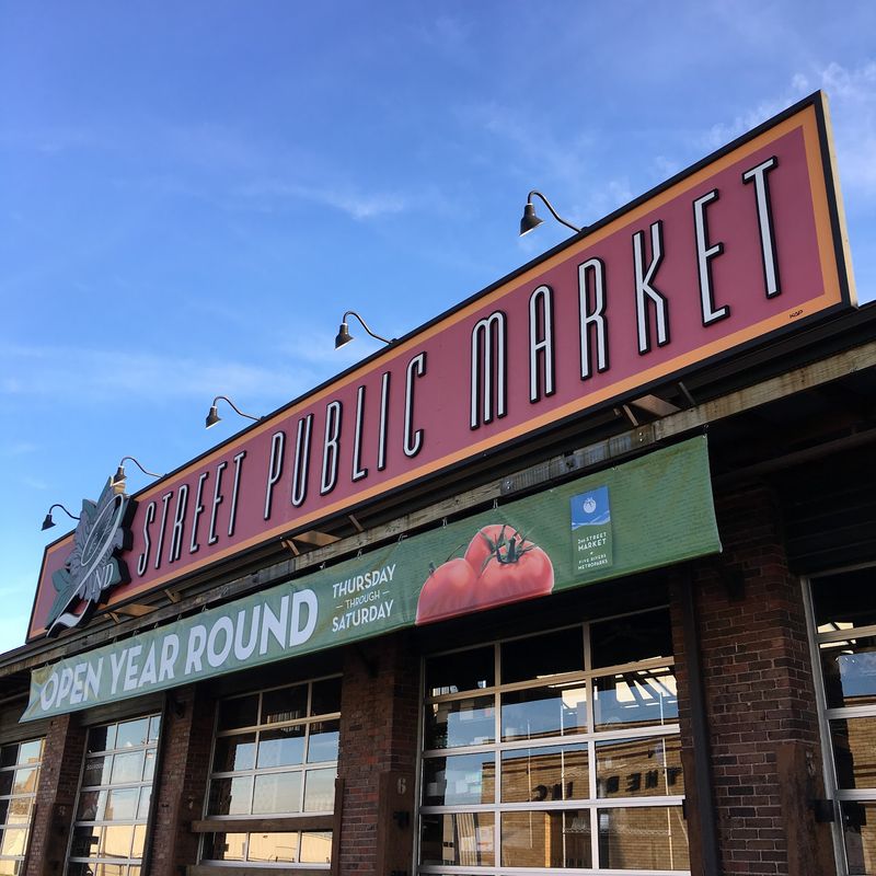 An Old Freight Station on East Second Street