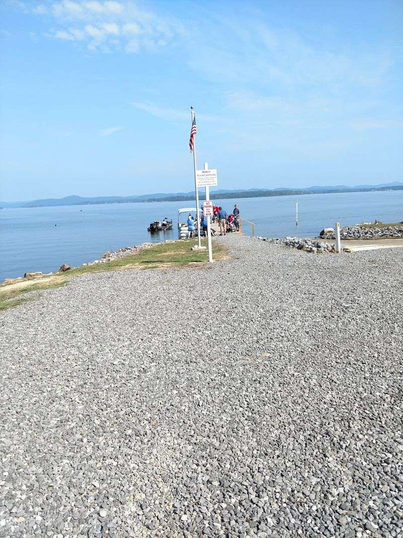 An Open Ramp and a Picnic Blanket An Open Ramp and a Picnic Blanket