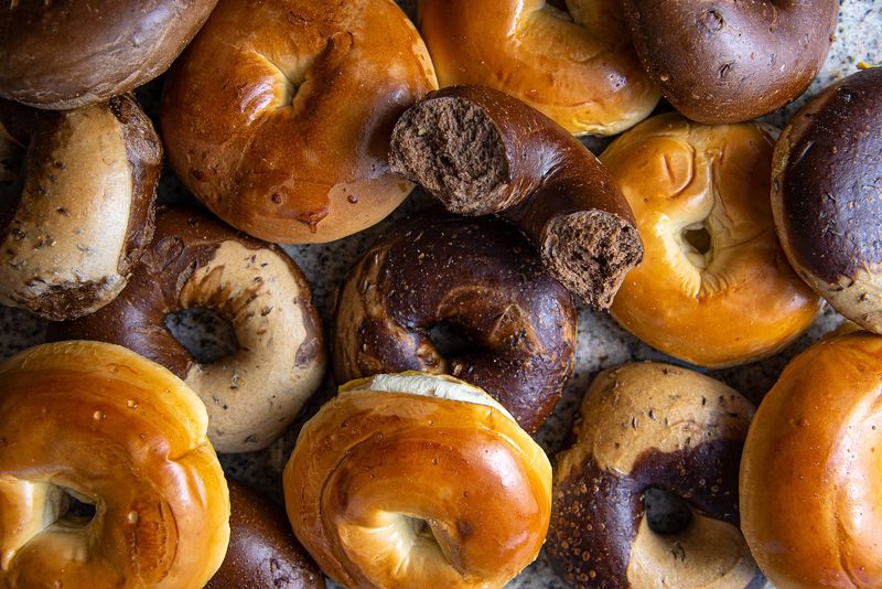 Bagels and a Bakery Case to Plan Around Bagels and a Bakery Case to Plan Around