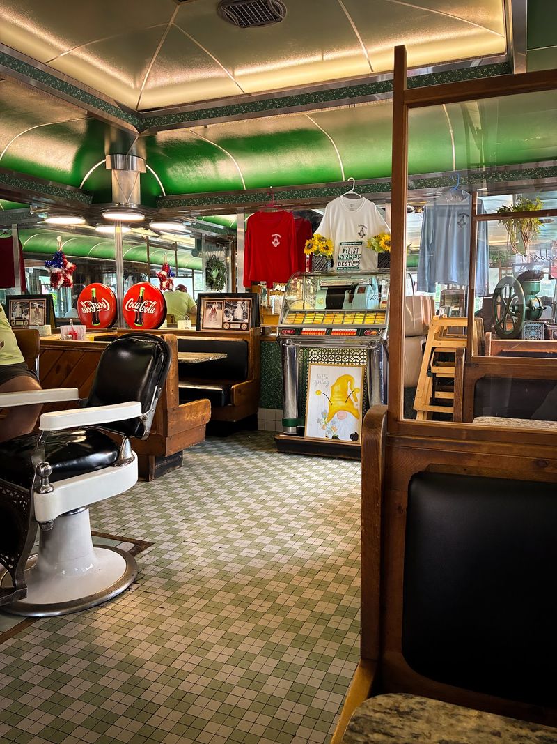 Barber Chairs, Jukeboxes, and a Working Phone Booth Barber Chairs, Jukeboxes, and a Working Phone Booth