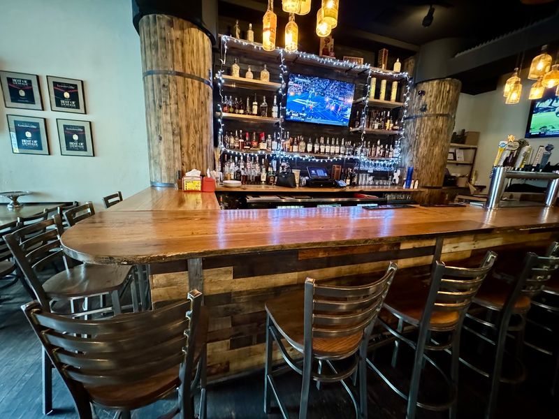 Barrels, a Bar, and Game Day