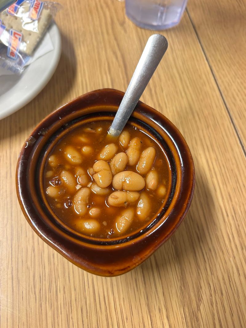 Beans Served In Little Crocks