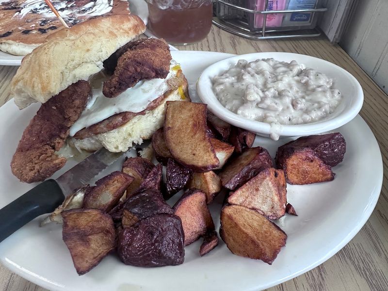 Biscuits, Gravy, and Golden Sandwiches