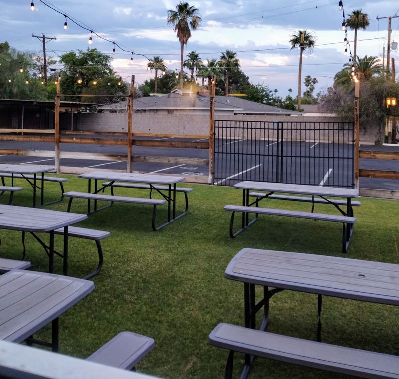 Blues, a Bar, and an Outdoor Patio