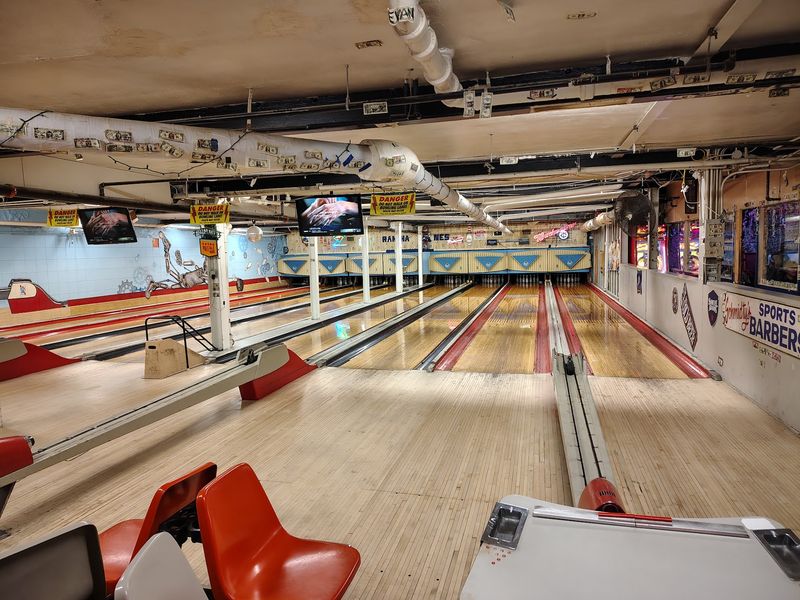 Bowling Lanes From 1922 Downstairs