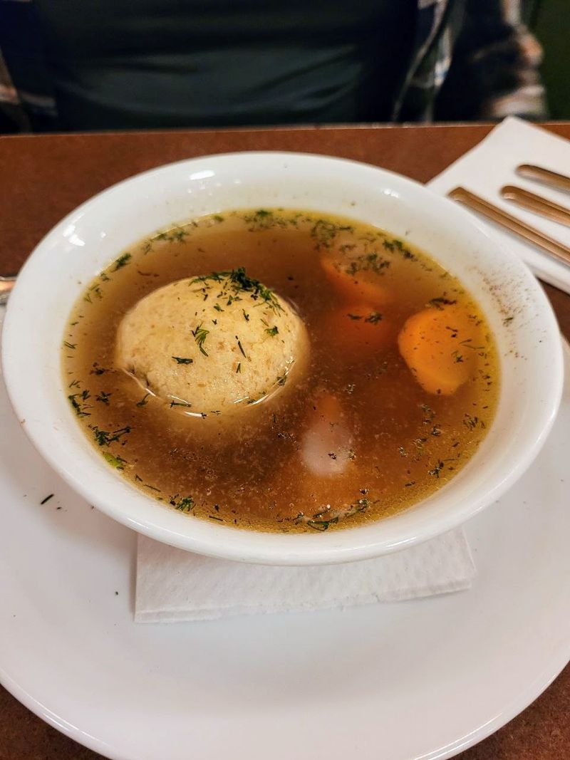 Bowls of Soup Filled to the Brim