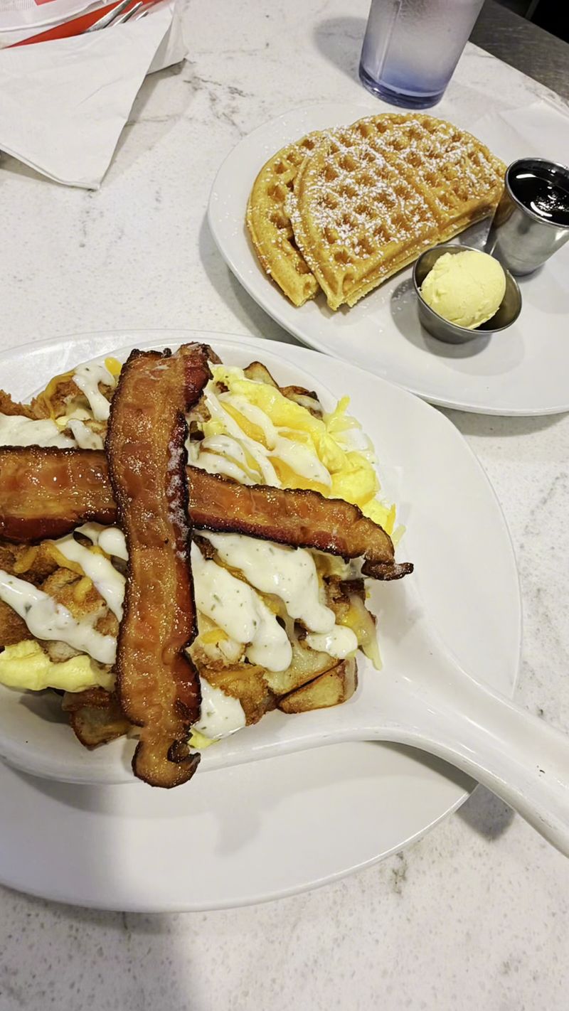 Breakfast Plates and Morning Coffee