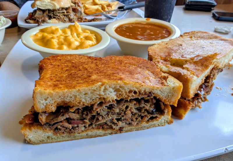 Brisket on Garlic Toast