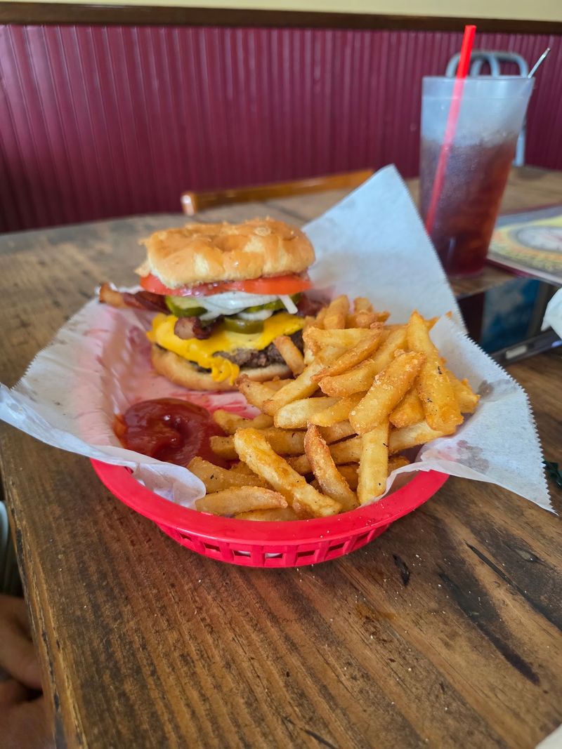 Burgers, Fries, and the Blue Plate