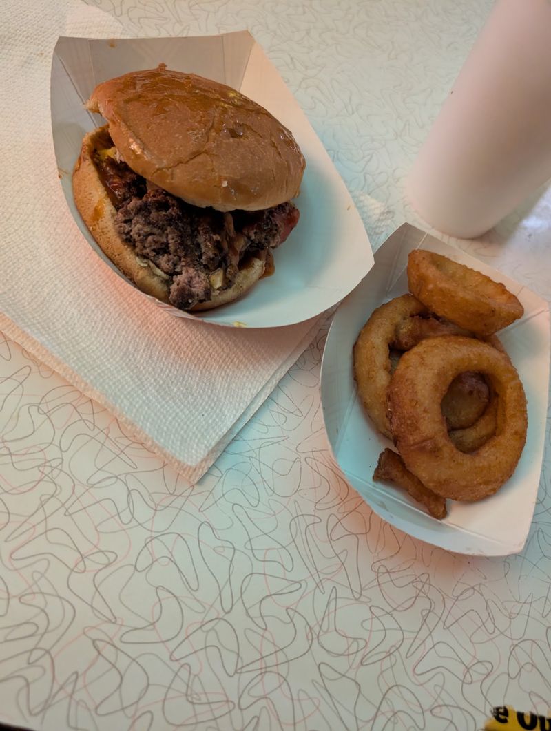 Burgers, Rings, and Crinkle Fries Burgers, Rings, and Crinkle Fries