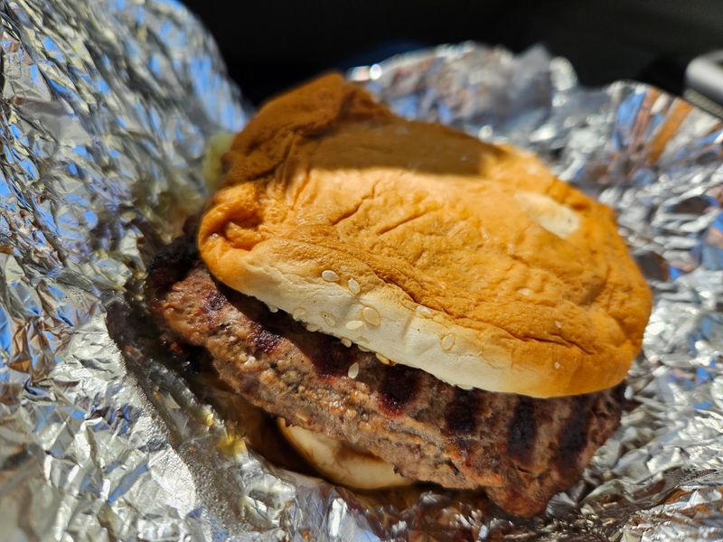 Burgers Straight Off the Charcoal Burgers Straight Off the Charcoal