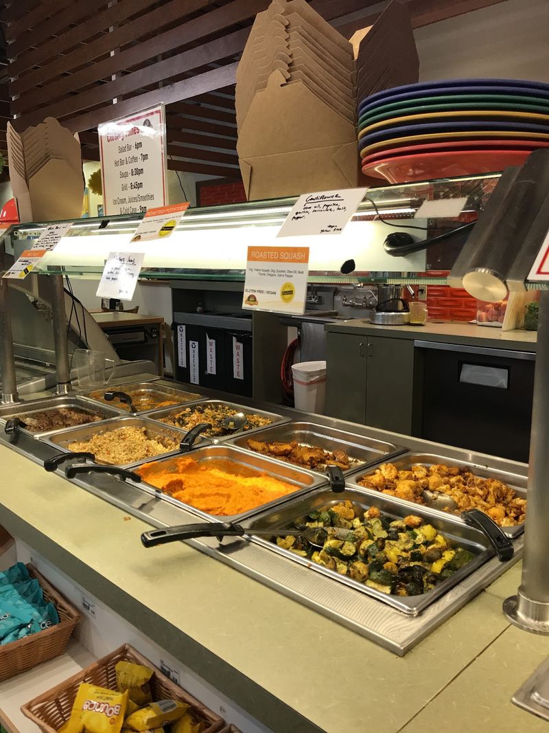 Cafe Counter, Hot Bar and Back Tables
