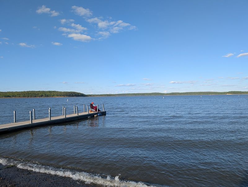 Casting A Line Along The Shore