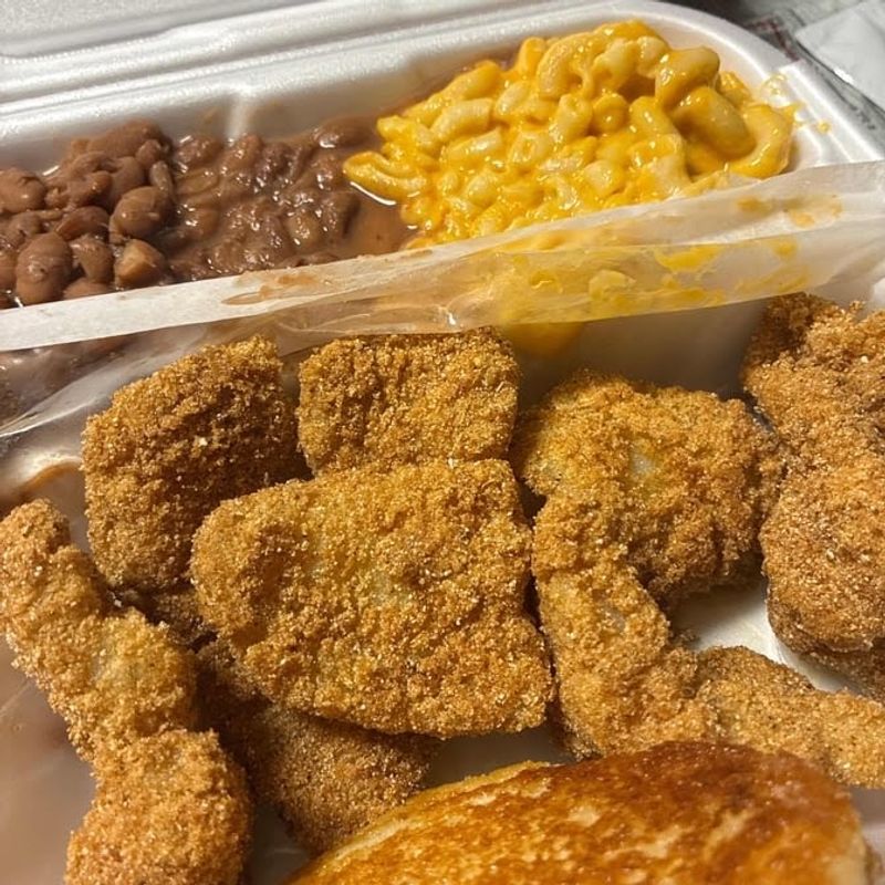 Catfish and Other Plates With Fans