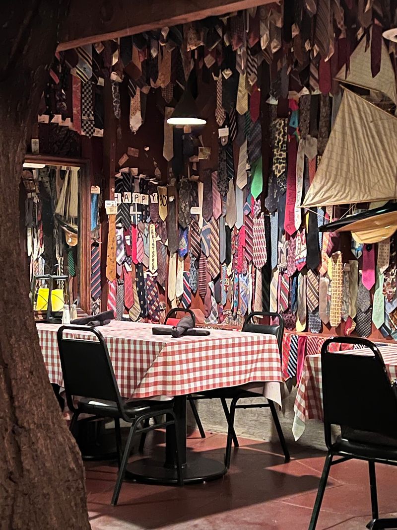 Ceilings Covered in Neckties