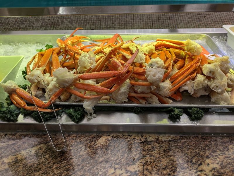 Chandeliers Over the Crab Legs