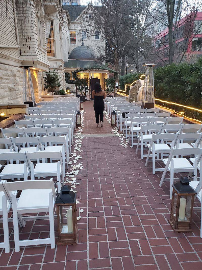Chapel Vows and Courtyard Moments