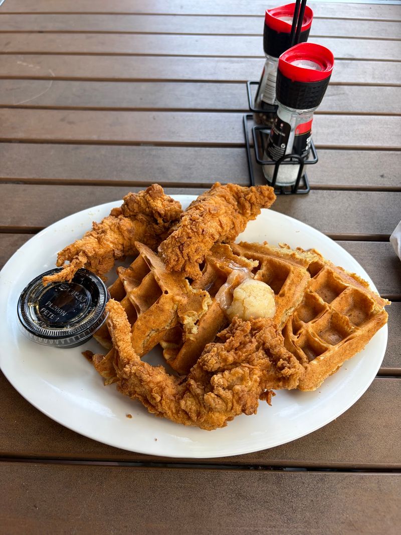 Chicken, Waffles, and Real Maple Syrup Chicken, Waffles, and Real Maple Syrup