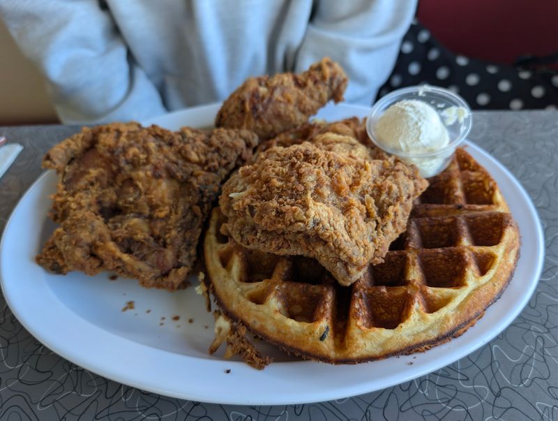 Chicken and Waffles Worth the Wait