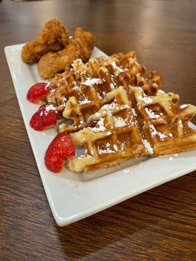 Chicken and Waffles, the Namesake Plate