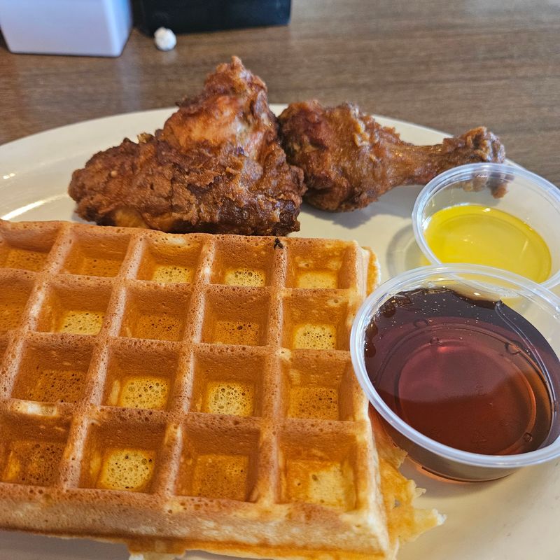 Chicken and Waffles, the Star Attraction