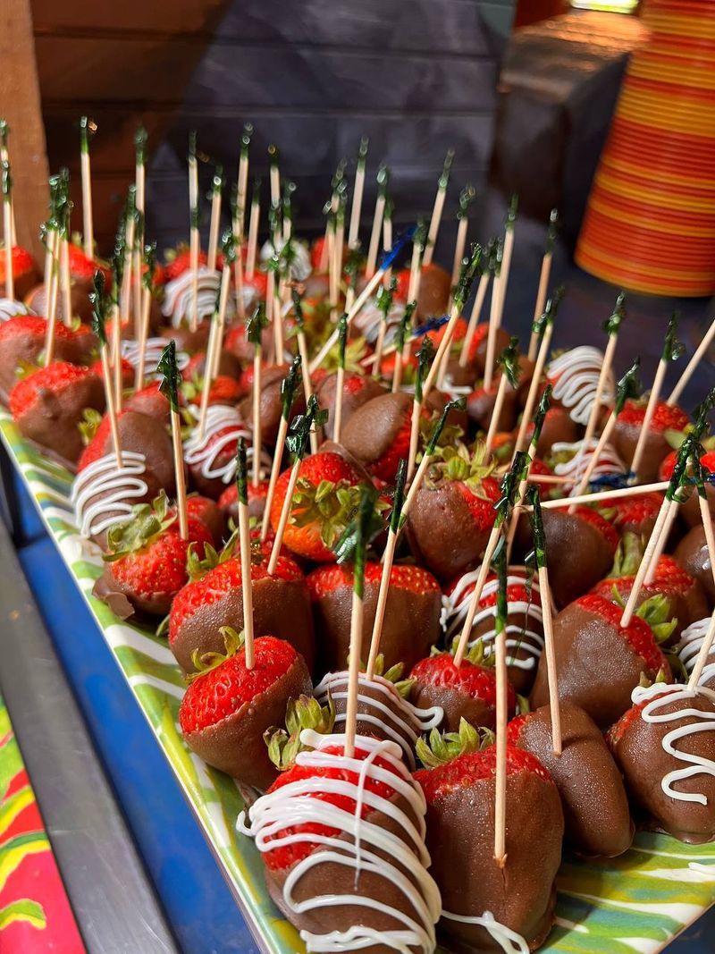 Chocolate Strawberries and Birthday Cake