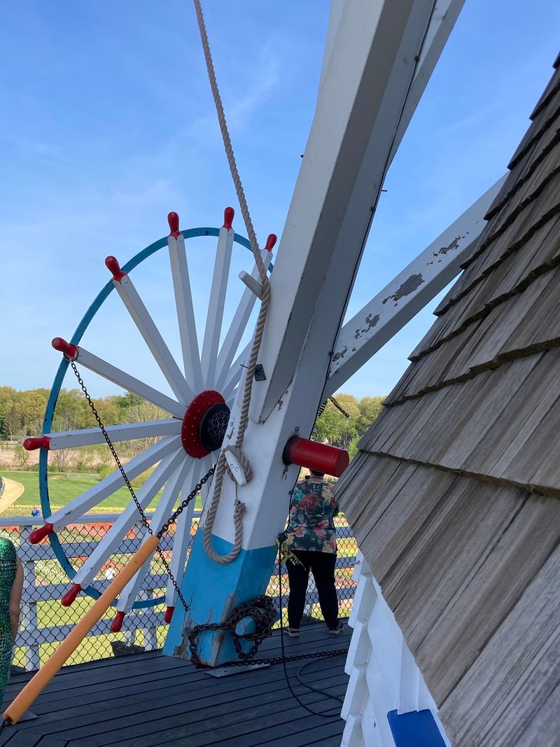 Climbing Inside a Working Mill