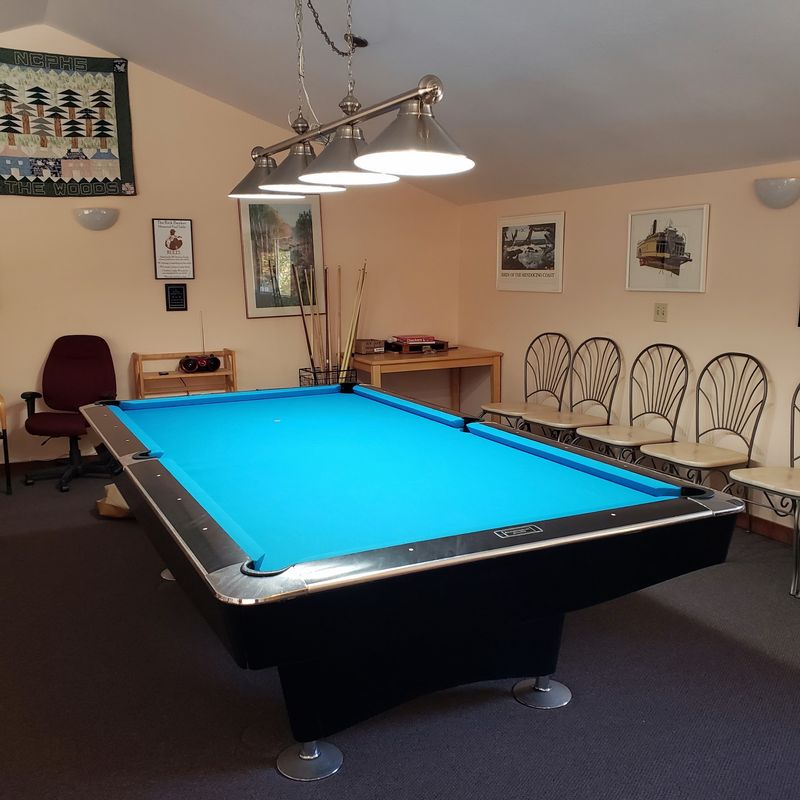 Clubhouse Life With Pool, Piano, and Library