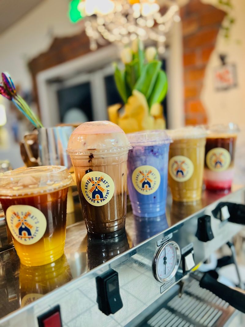 Coffee and Colorful Cups